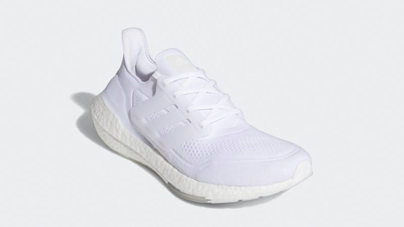 adidas Ultra Boost 21 Cloud White Grey FY0379 front
