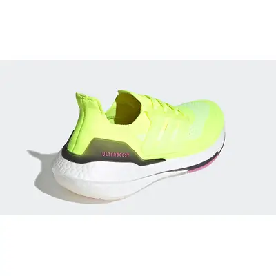 adidas Ultra Boost 21 Solar Yellow Pink Where To Buy FY0373 The Sole Supplier