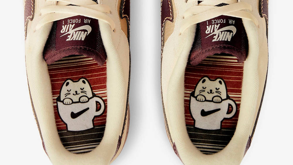 Image via Nike Nike Air Force 1 "Coffee"