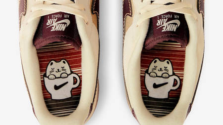 Cute Caffeinated Cats Feature On the Nike Air Force 1 "Coffee"