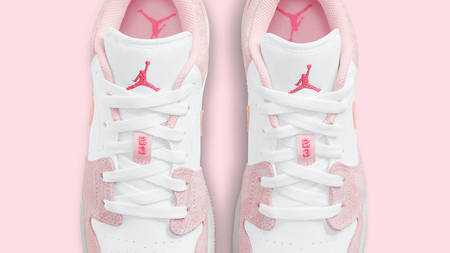Peep The Paint Drip Effect On This 'Arctic Punch' Air Jordan 1 Low