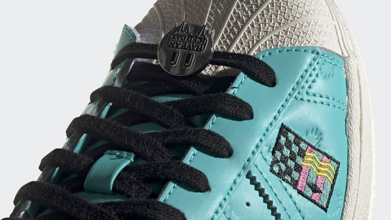 AriZona Iced Tea x adidas Superstar Bright Turquoise | Where To Buy | GZ2871