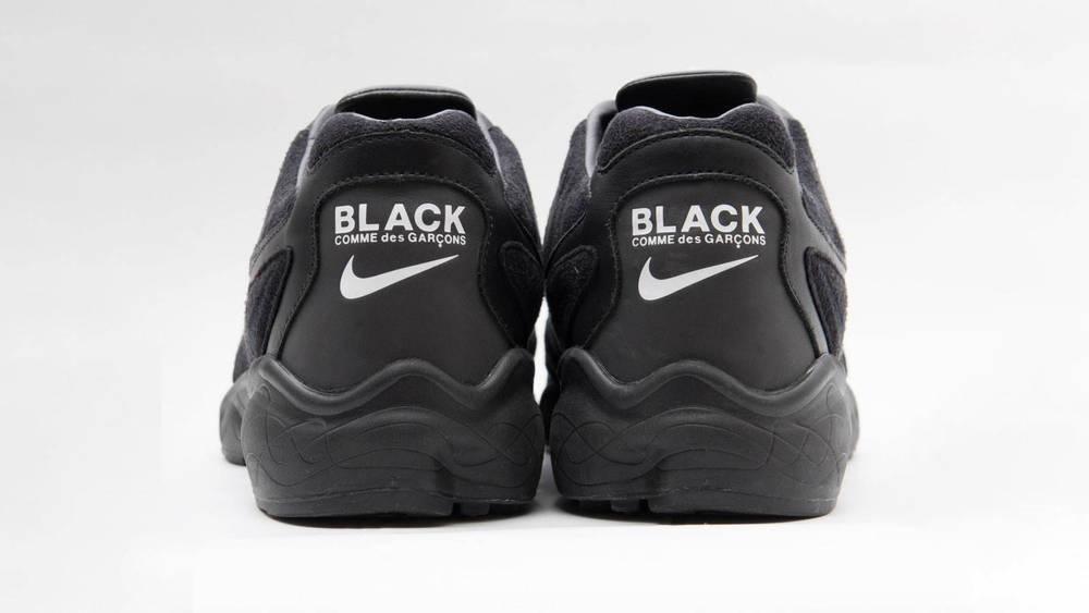Image via SNEAKERHACKS COMME des GARCONS BLACK x Nike Zoom Talaria