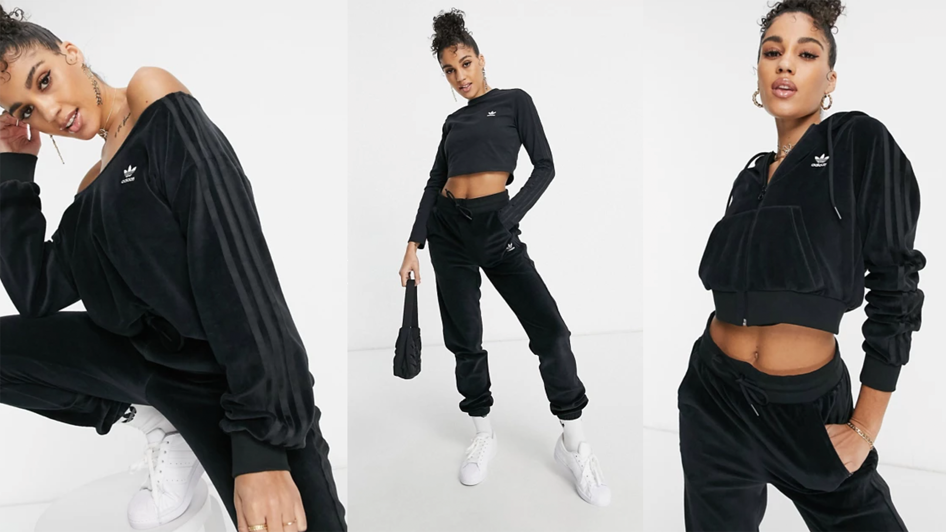 Black Velour adidas