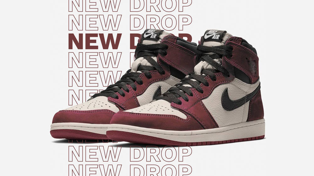 Image via House Of Heat The Air Jordan 1 High OG "Burgundy Crush" Gets Unveiled