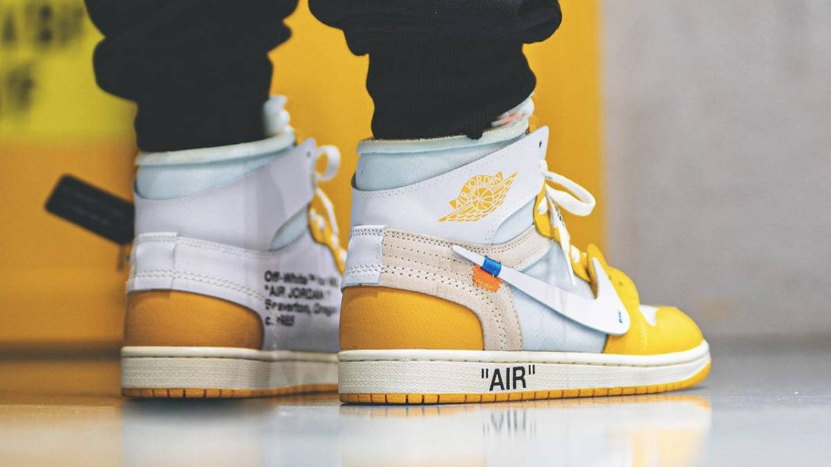 jordan 1 off white canary