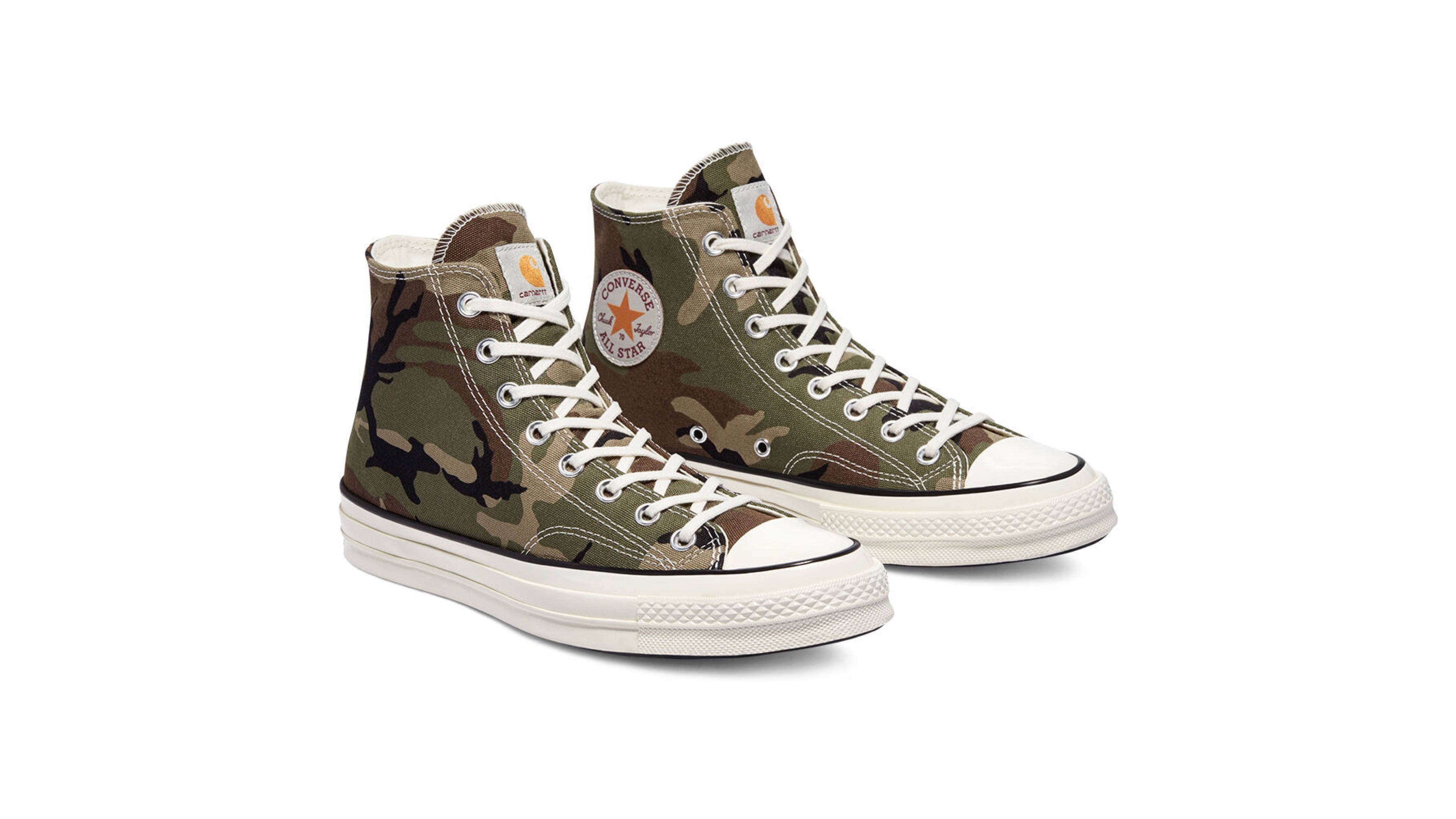 Carhartt WIP x Converse 70 High News Covert Green
