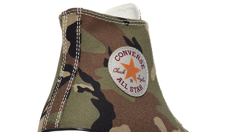 Carhartt WIP x Converse Chuck 70 Hi Covert Green Closeup
