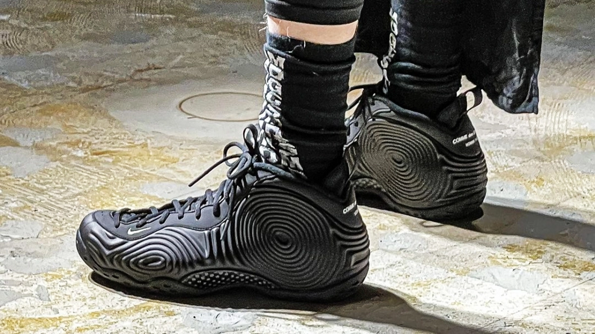 The COMME des GARÇONS x Nike Los Air Foamposite One is Unlike Anything We've Seen Before