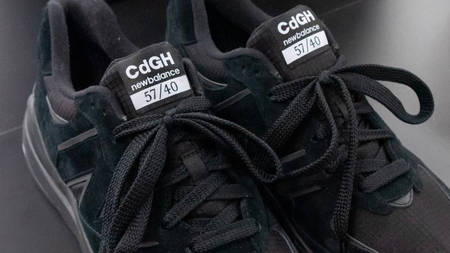 The COMME des GARÇONS x New Balance 57/40 Goes Full Stealth Mode