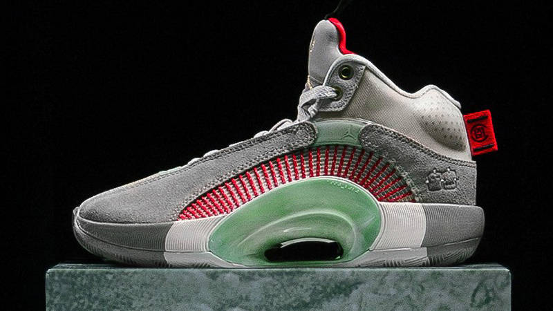 CLOT x Jordan Retro 35 SP Warrior Jade First Look