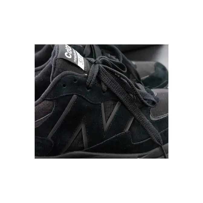 Comme des Garcons x New Balance 5740 Black First Side Closeup