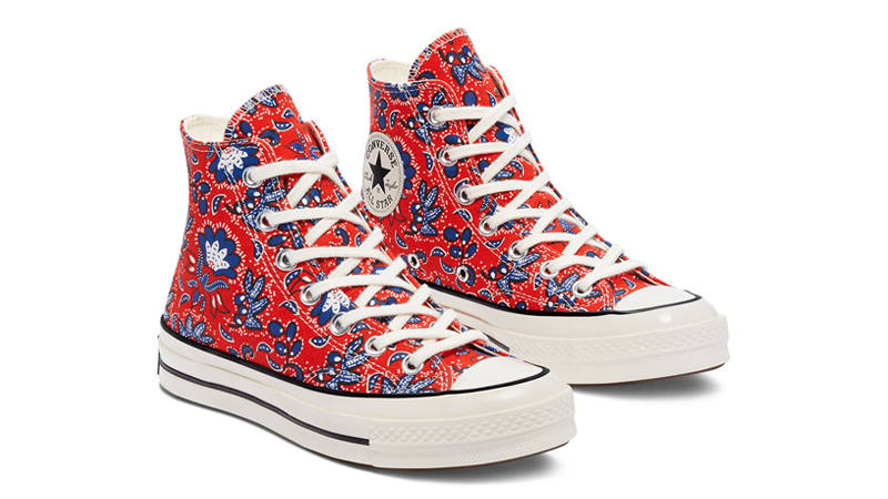 Converse Chuck 70 Culture Prints Hi Habanero Red