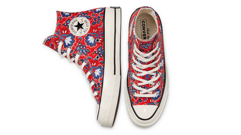 Converse Chuck 70 Culture Prints Hi Habanero Red