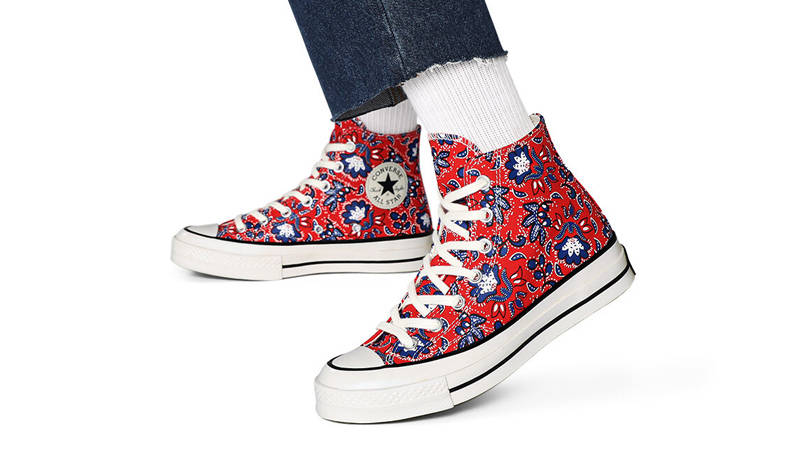 Converse Chuck 70 Culture Prints Hi Habanero Red
