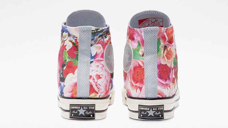 Converse Chuck 70 Hi Floral Pink Gravel Egret