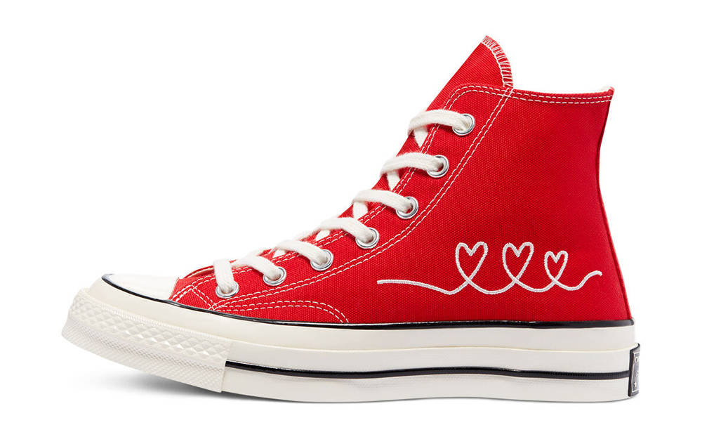 Converse Chuck 70 Valentine's Day University Red Egret