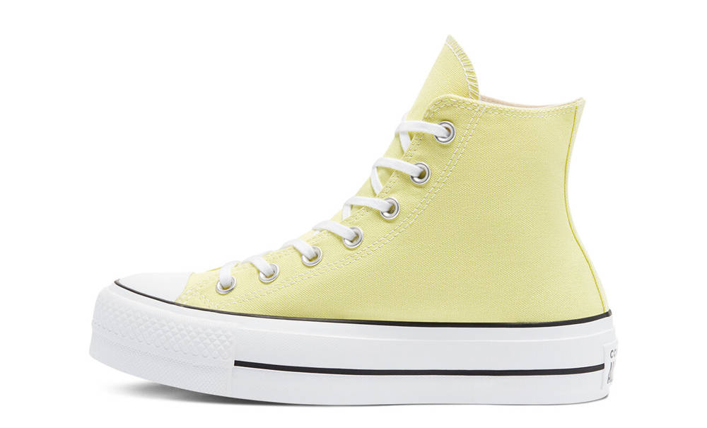 Converse Chuck Taylor All Star Color Platform Hi Light Citron