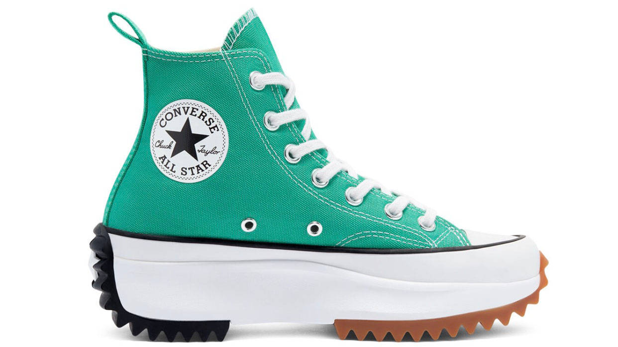 Converse Color Run Star Hike High Top Court Green