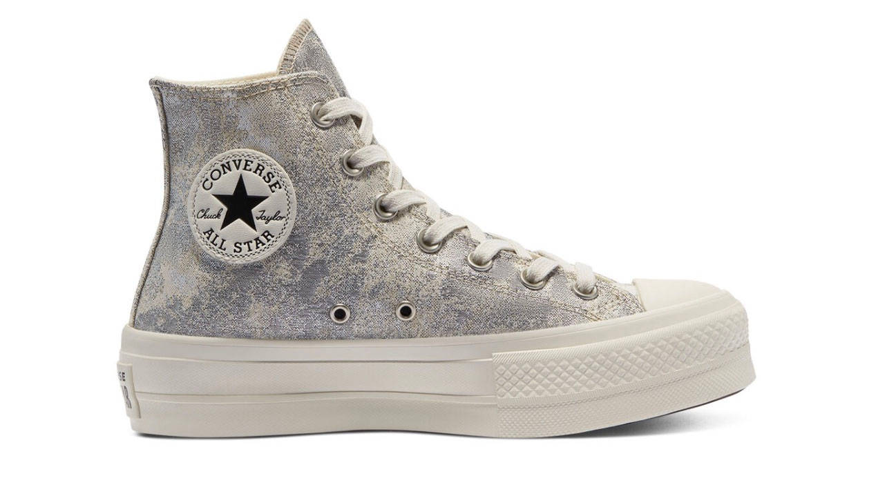 Converse Elevated Metallic Platform High Top