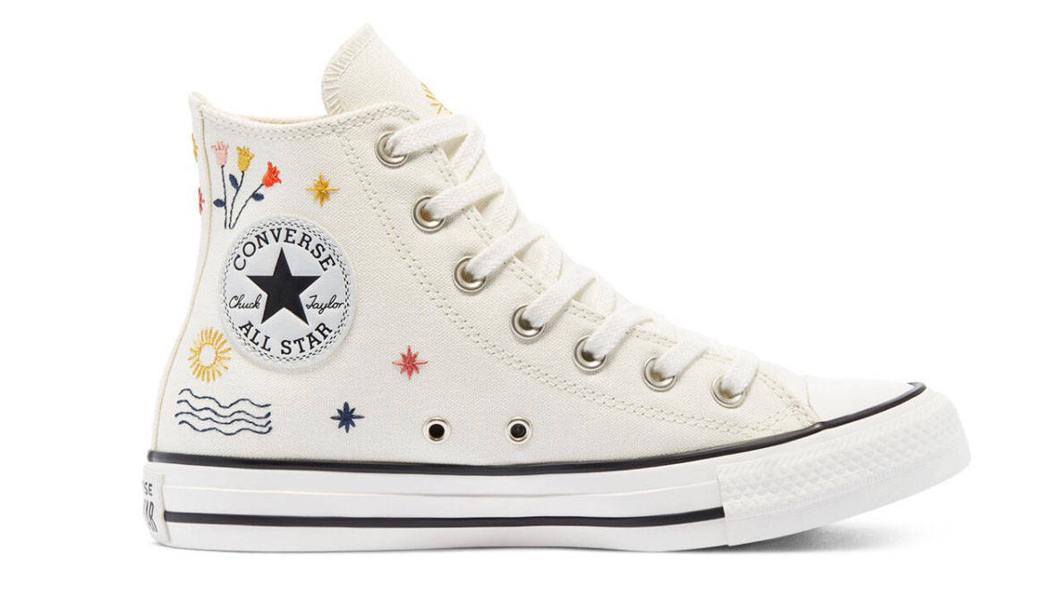 Converse It’s Okay To Wander Chuck Taylor All Star High Top Cream