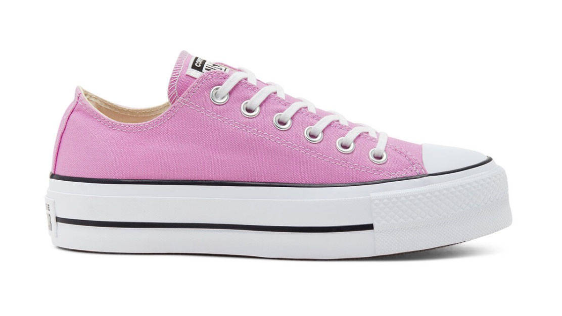 Converse Seasonal Colour Platform Low Top Pink