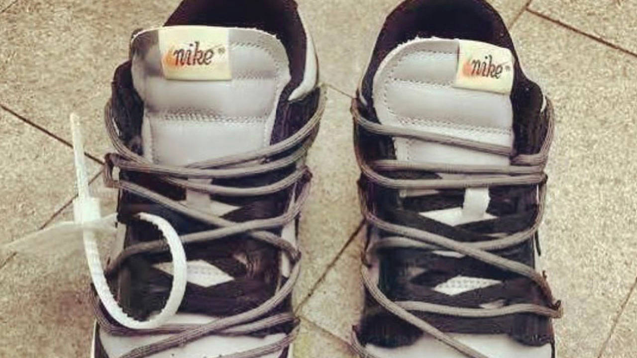 Up Close With the Off-White x Nike Dunk Low "Black White" & "Black Grey"