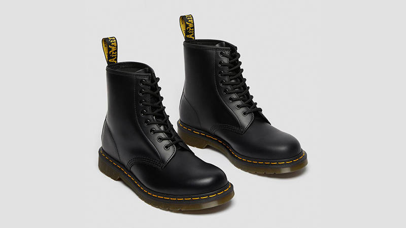 Dr Martens 8 Eye Lace Boots Black 11822006 Front