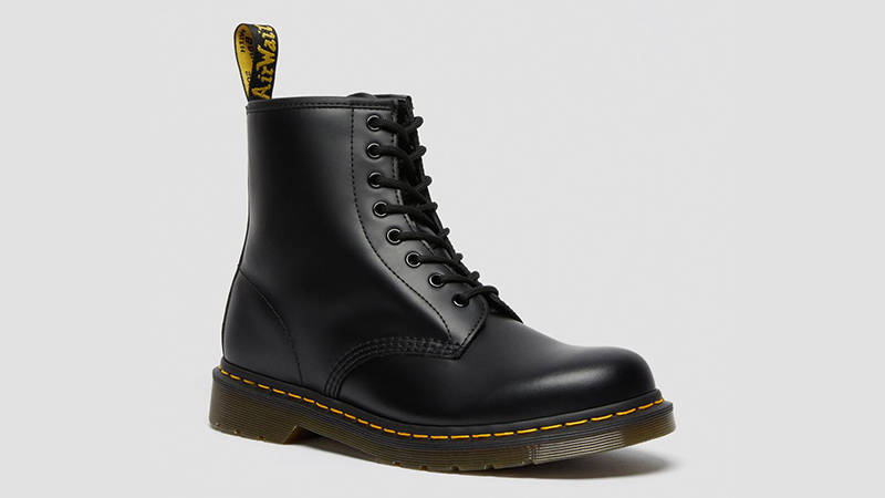 Dr Martens 8 Eye Lace Boots Black 11822006 Side
