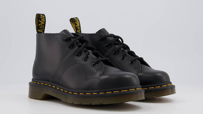 Dr Martens Church Leather Boots Black