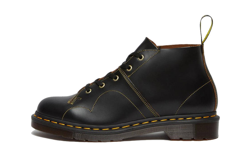 Dr Martens Church Leather Boots Black