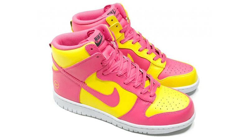 Fragment x Nike Dunk High London Vivid Pink
