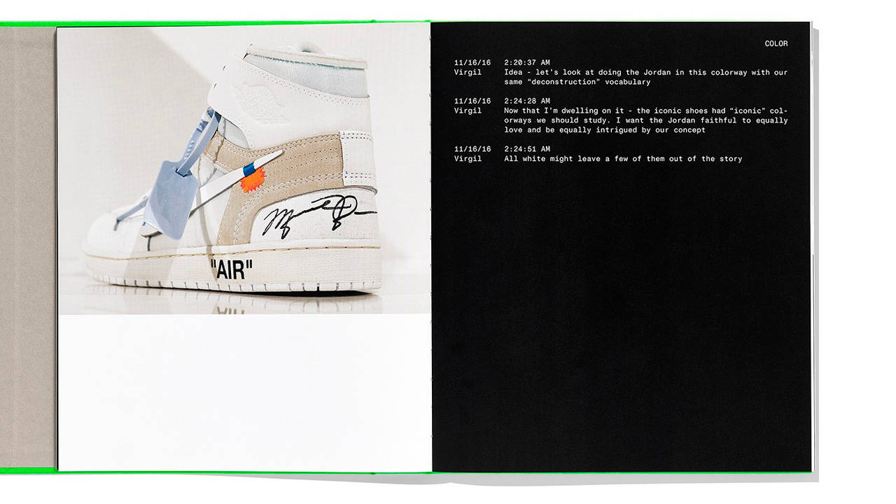 Virgil Abloh's "ICONS" Book Delves Into the Off-White x Nike Sneaker Collaboration