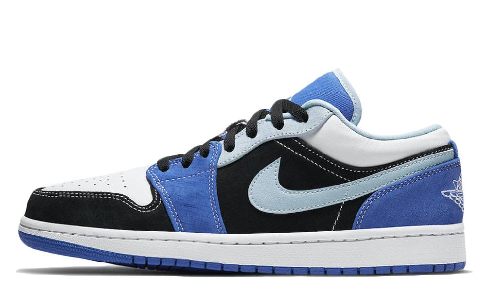 blue black and white jordan 1s