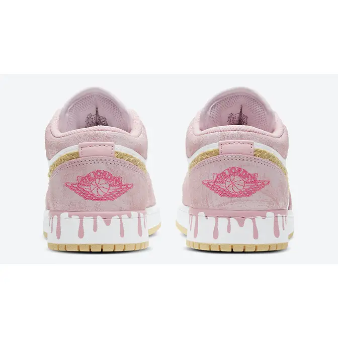 Jordan 1 Low GS Paint Drip Arctic Punch Where To Buy CW7104601 The Sole Supplier