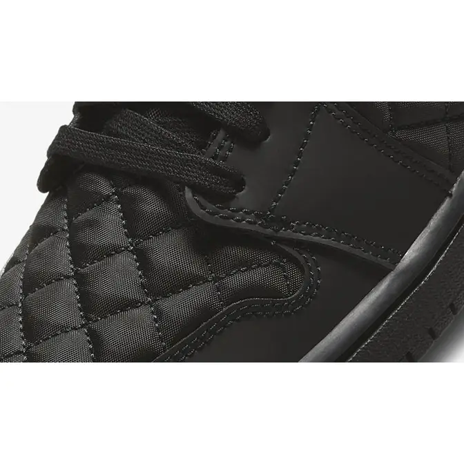 jordan 1 low quilted black