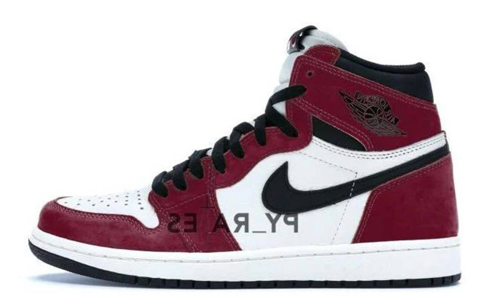 burgundy white and black jordan 1