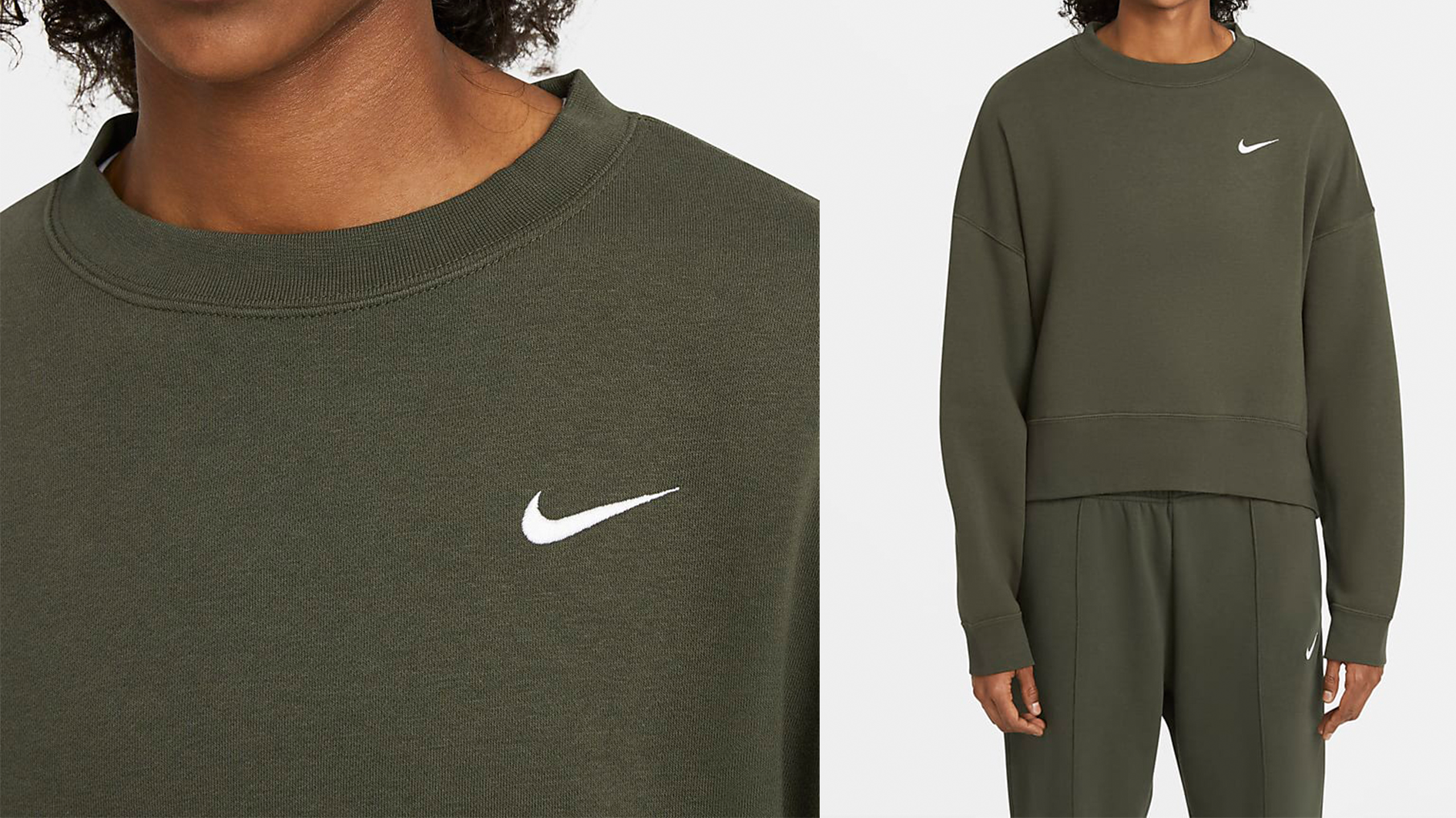 Khaki Nike Sweatshirt