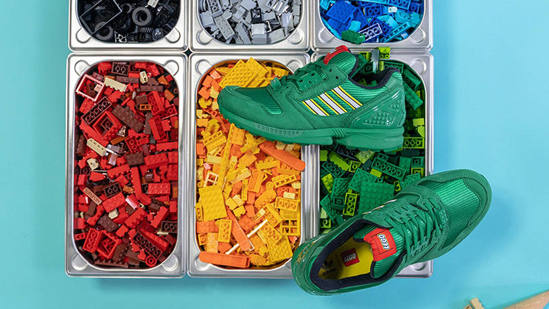 LEGO x adidas ZX 8000 Green | Where To Buy | FY7082