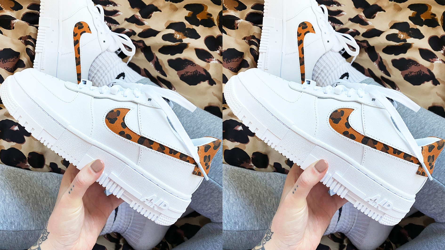 Nike Air Force 1 Pixel Leopard