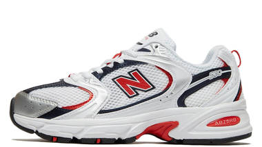 New Balance 530 White Red Silver