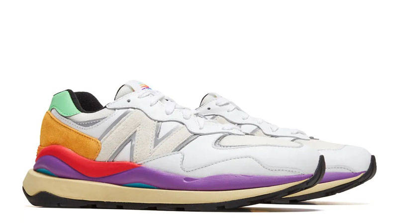 New Balance 5740 White Multi Front