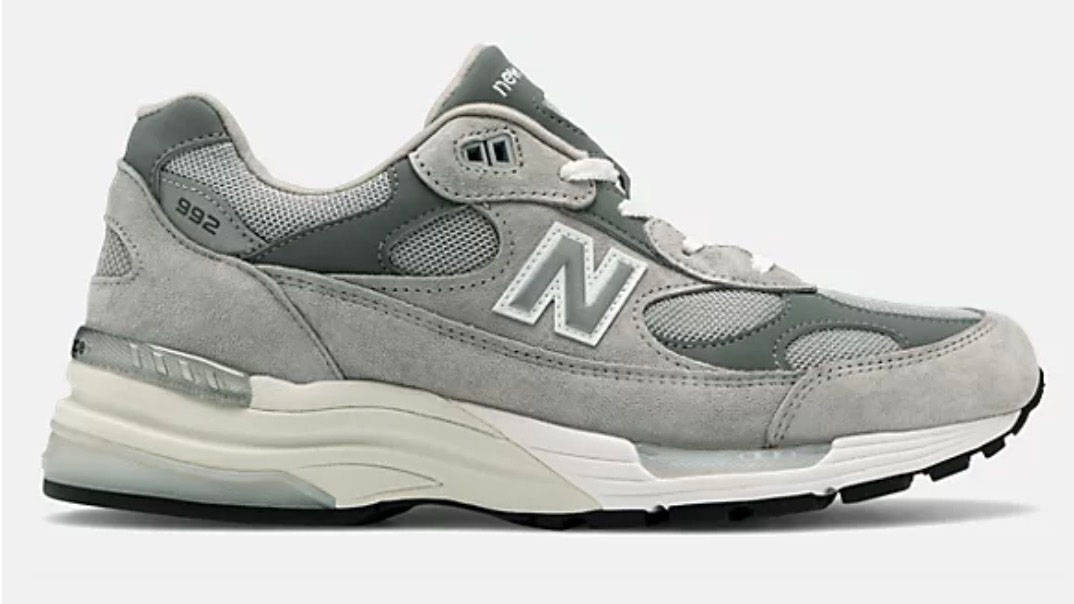 New Balance 992 Grey White