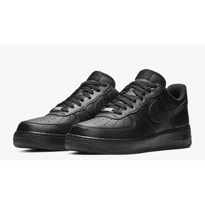 Nike Air Force 1 07 Triple Black, Where To Buy, CW2288-001