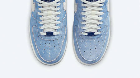 The Nike Air Force 1 Gets A Blue Suede Makeover For Spring The Nike Air Force 1 Gets A Blue Suede Makeover For Spring