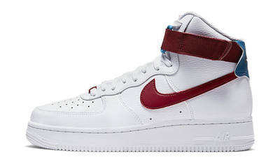 Nike Air Force 1 High Team Red Green Abyss