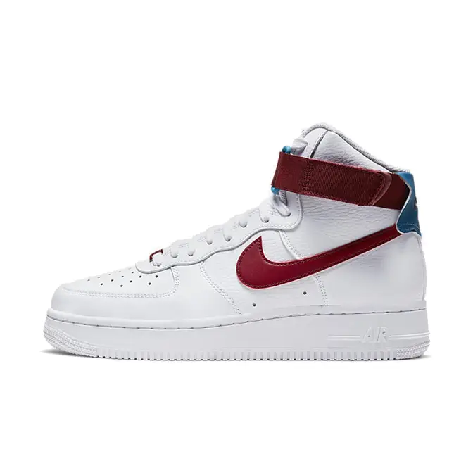 Nike Air Force 1 High Team Red Green Abyss | Where To Buy | 334031-119 ...