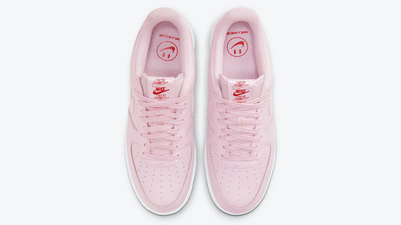 pink air forces with rose