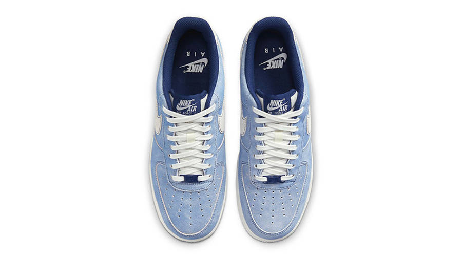 nike air force one blue suede