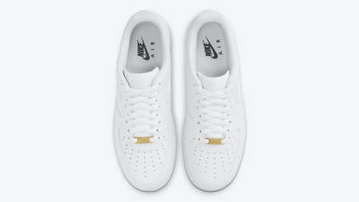 Nike Air Force 1 Low Triple White Metallic Gold